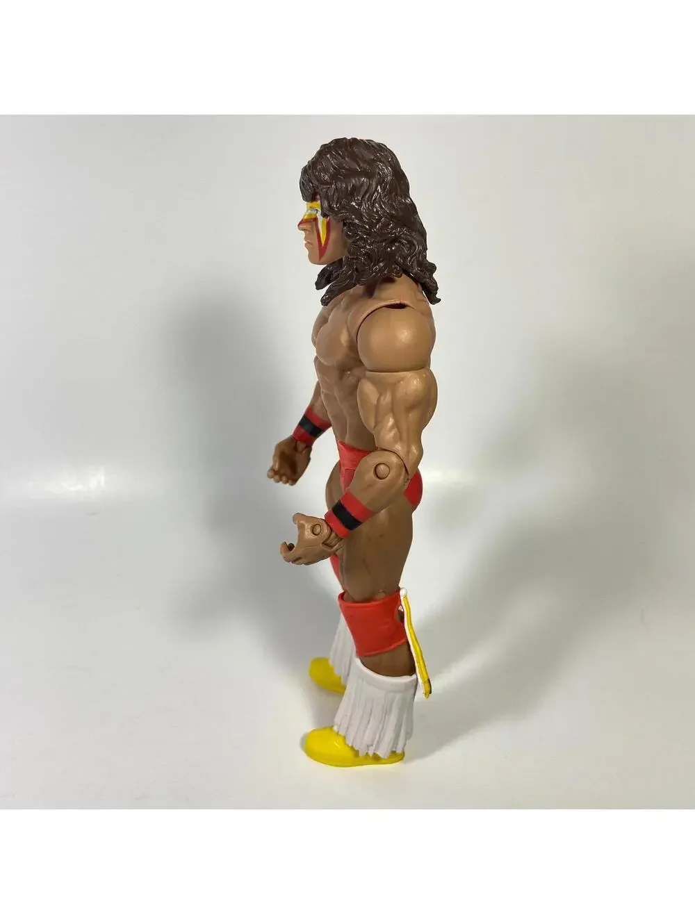 7” Mattel WWE Basic Series #56 Ultimate Warrior Wrestling Figure - INCOMPLETE
